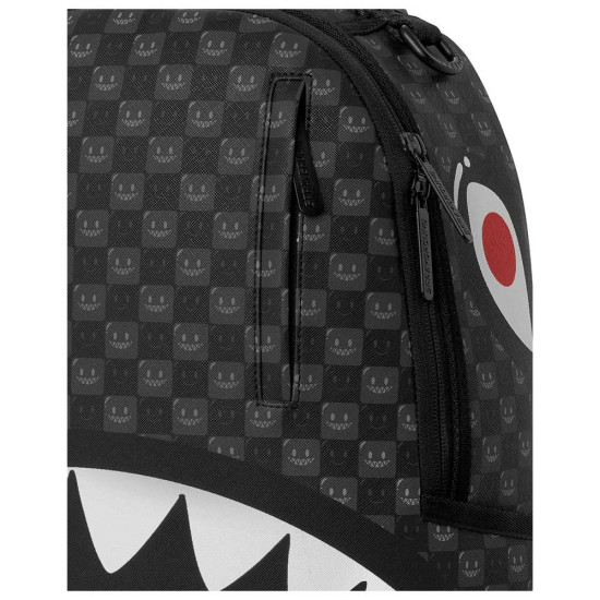 Sprayground Τσάντα πλάτης Sharks In Paris WTF Bubbly Black Check DLXSV Backpack